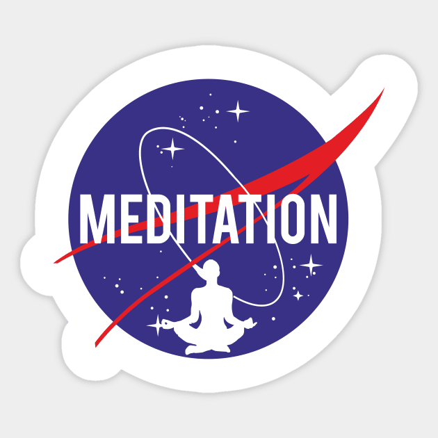 Meditation Sticker by cypryanus